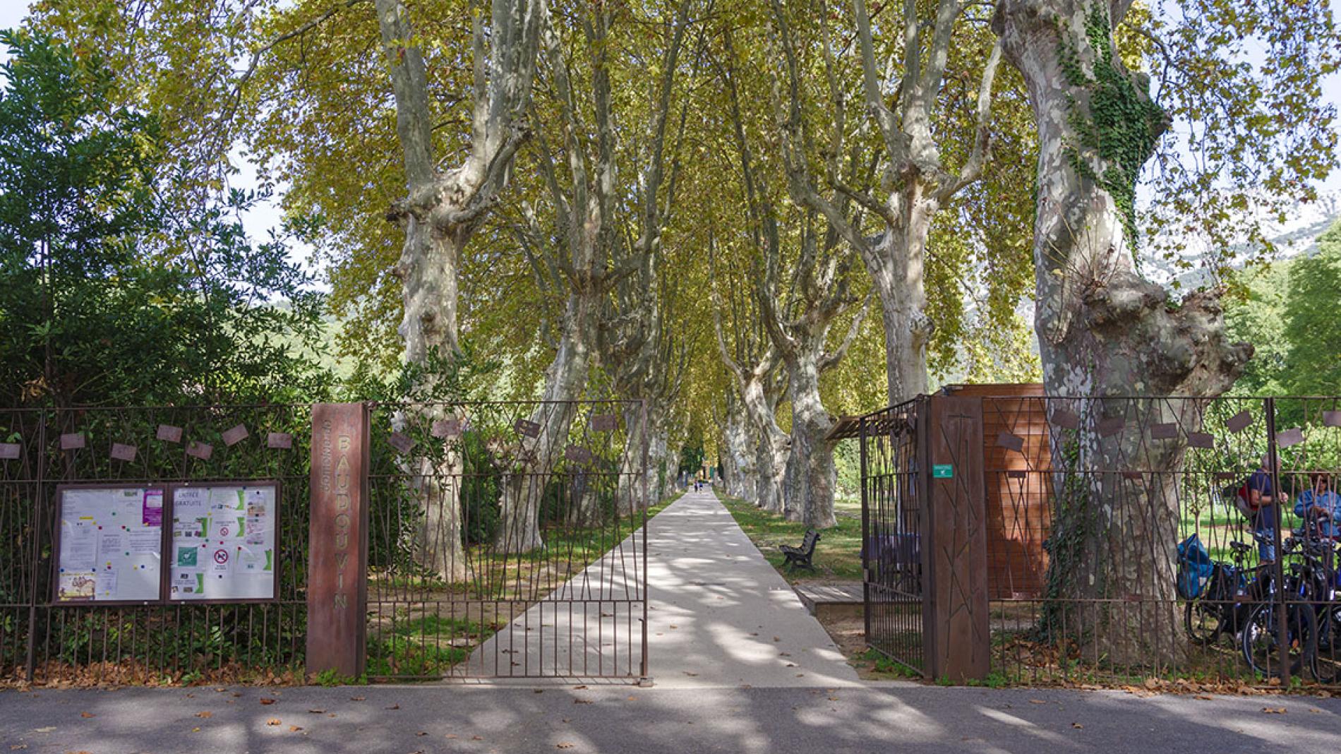 Entrée Jardin de Baudouvin