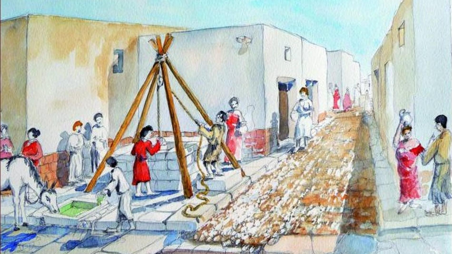 îlots d'habitations - puit